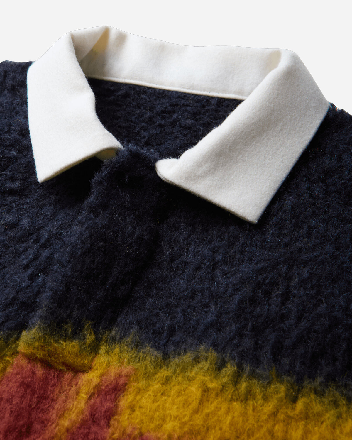 sacai Chusen Dyed Knit Polo Shirt Multicolor Knitwears Sweaters 26-04133M 220