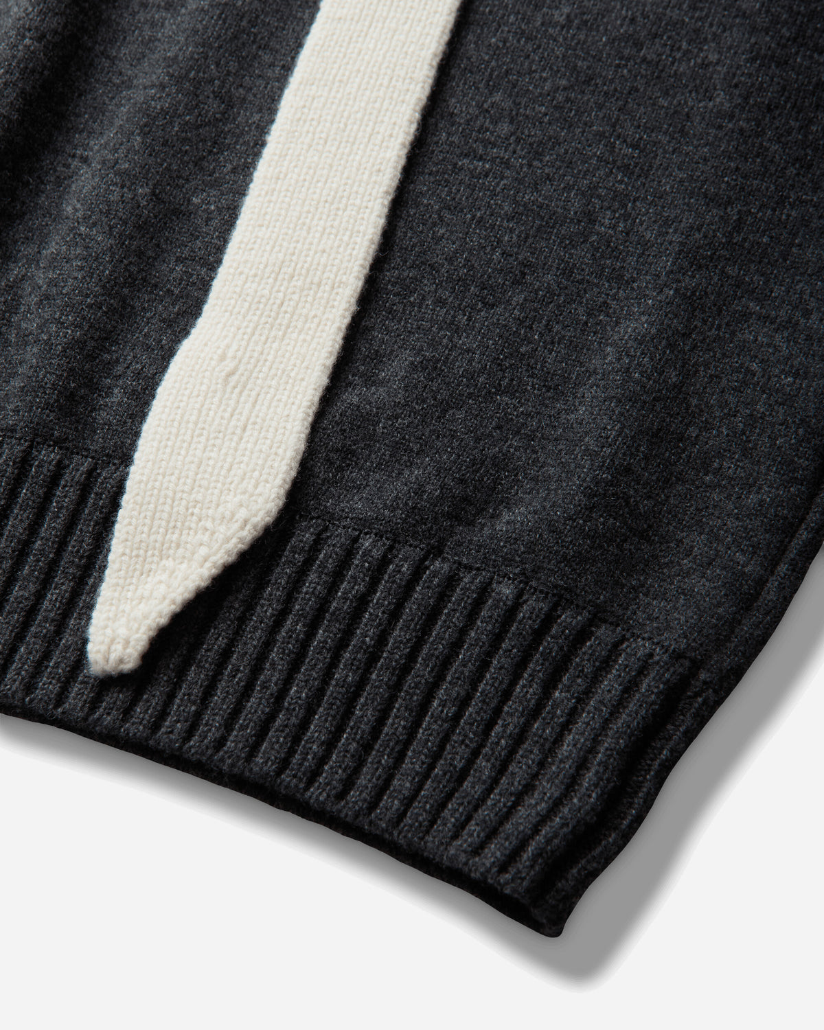 sacai Wool Knit Pullover Grey/Off White Knitwears Sweaters 26-04069M 304