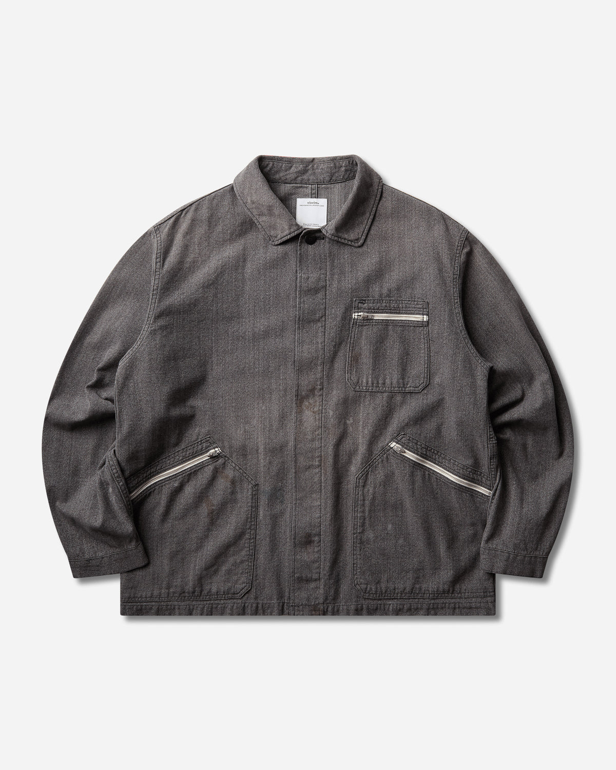 visvim Eclair Coverall Grey Coats and Jackets Jackets 0126205013019 GRY